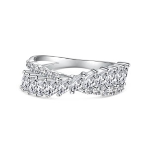 925 Sterling Silver Mariquesa Zirconia Band Ring 70100226 925 Sterling Silver Mariquesa Zirconia Band Ring 70100226