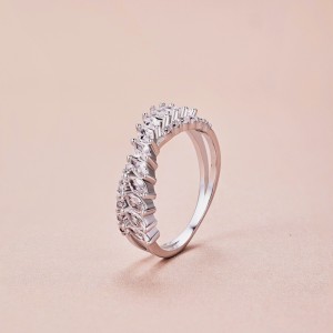 925 Sterling Silver Mariquesa Zirconia Band Ring 70100226 925 Sterling Silver Mariquesa Zirconia Band Ring 70100226