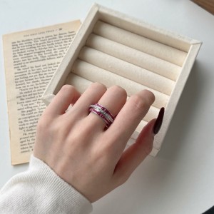 925 Sterling Silver Gear Zirconia Band Ring 70100256 925 Sterling Silver Gear Zirconia Band Ring 70100256