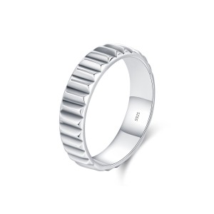 S925 Industrial Style Band Ring 70100310