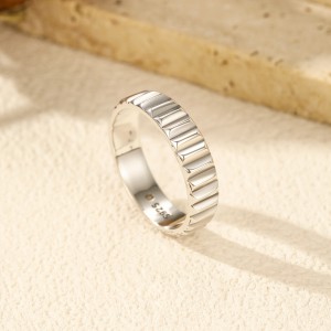S925 Industrial Style Band Ring 70100310