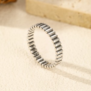 S925 Industrial Style Band Ring 70100312