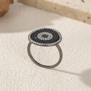 925 Sterling Silver Vintage Turquoise Statement Ring 70100314