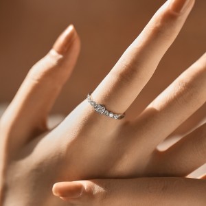 925 Sterling Silver Sweet Sugar Cube Ring 70100385