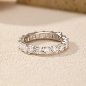 925 Sterling Silver Full Zirconia Band Ring 70100412