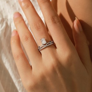 925 Sterling Silver Geometric Design Crown Ring 70100433 925 Sterling Silver Geometric Design Crown Ring 70100433