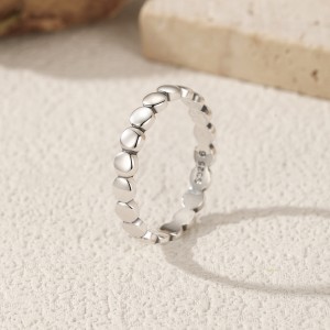 925 Sterling Silver Beaded Vintage Ring 70100459 925 Sterling Silver Beaded Vintage Ring 70100459