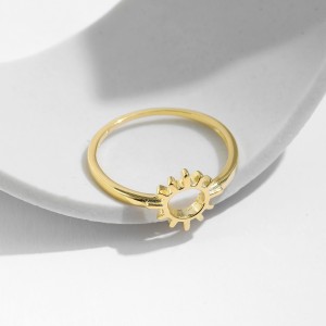 925 Sterling Silver Minimalist Sunshine Ring 70100465 925 Sterling Silver Minimalist Sunshine Ring 70100465