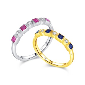 925 Sterling Silver Princess-Cut CZ Ring 70100492 925 Sterling Silver Princess-Cut CZ Ring 70100492