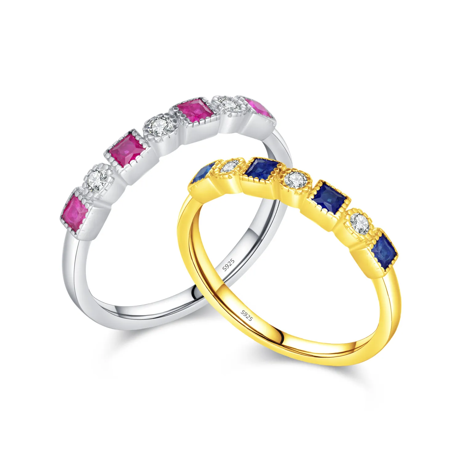 925 Sterling Silver Princess-Cut CZ Ring 70100492 925 Sterling Silver Princess-Cut CZ Ring 70100492