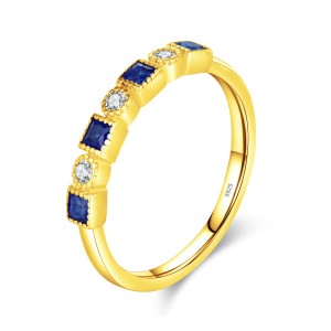 925 Sterling Silver Princess-Cut CZ Ring 70100492 925 Sterling Silver Princess-Cut CZ Ring 70100492