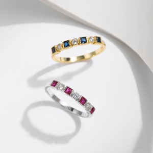 925 Sterling Silver Princess-Cut CZ Ring 70100492 925 Sterling Silver Princess-Cut CZ Ring 70100492