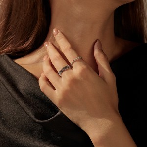 925 Sterling Silver Vintage Lace Heart Ring 70100508 925 Sterling Silver Vintage Lace Heart Ring 70100508