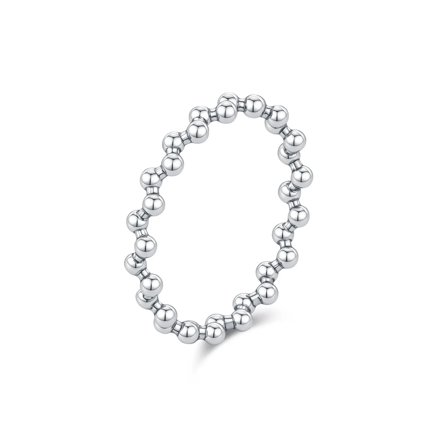 925 Sterling Silver Retro Boho Beaded Ring 70100509 925 Sterling Silver Retro Boho Beaded Ring 70100509