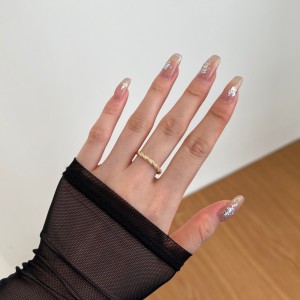 925 Sterling Silver Braided Pave CZ Dual-Texture Ring 70100510