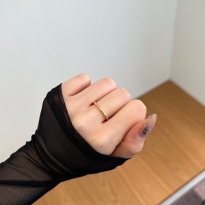 25 Sterling Silver Classic Braided Rope Texture Band Ring 70100511