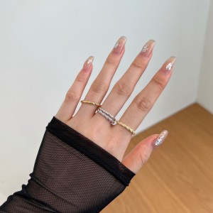 25 Sterling Silver Classic Braided Rope Texture Band Ring 70100511