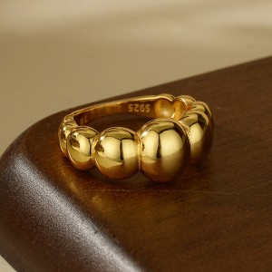 925 Sterling Silver High-Polish Minimalist Dome Band Ring 70100512