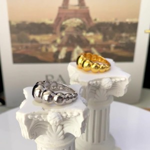 925 Sterling Silver High-Polish Minimalist Dome Band Ring 70100512