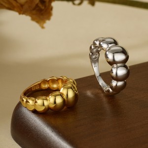 925 Sterling Silver High-Polish Minimalist Dome Band Ring 70100512