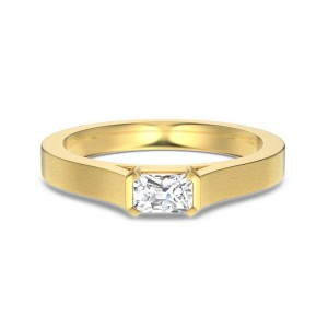 925 Sterling Silver Brushed Matte Dual-Finish Stacking Ring 70100517 925 Sterling Silver Brushed Matte Dual-Finish Stacking Ring 70100517