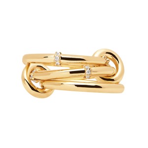 925 Sterling Silver Tri-Band Pave CZ Stacked Ring 70100520