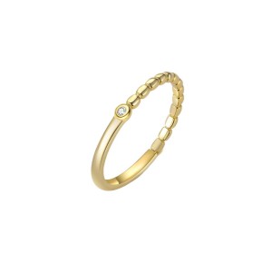 925 Sterling Silver Beaded Pave CZ Stacking Ring 70100525 925 Sterling Silver Beaded Pave CZ Stacking Ring 70100525