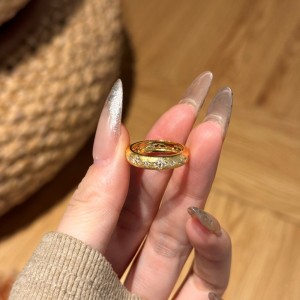 925 Sterling Silver Brushed Finish Pave CZ Stacking Ring 70100526 925 Sterling Silver Brushed Finish Pave CZ Stacking Ring 70100526