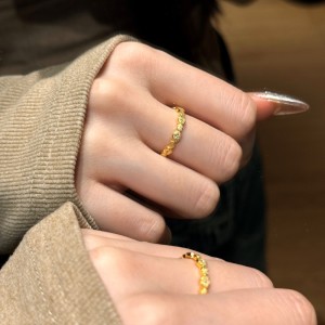 925 Sterling Silver Brushed Pave CZ Crossover Stacking Ring 70100527 925 Sterling Silver Brushed Pave CZ Crossover Stacking Ring 70100527