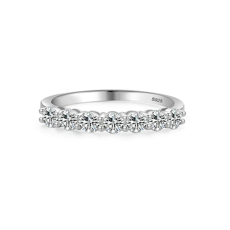 925 Sterling Silver Classic CZ Stacking Band Ring 70100534