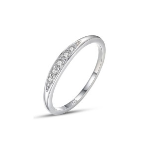 925 Sterling Silver Micro-Pavé CZ Band Ring 70100540