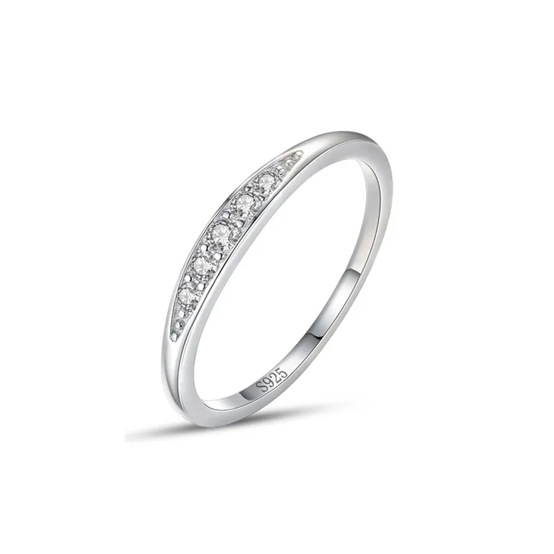 925 Sterling Silver Micro-Pavé CZ Band Ring 70100540