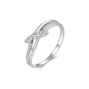 925 Sterling Silver Micro-Pavé CZ Ring 70100556