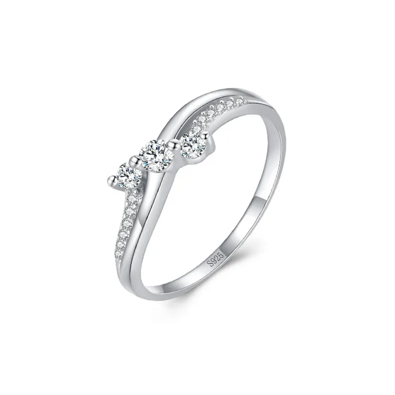 925 Sterling Silver Micro-Pavé CZ Ring 70100556