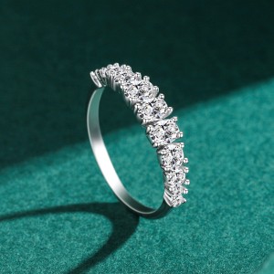 925 Sterling Silver Multi-Zircon Stacking Ring 70100569