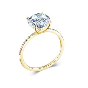 Sterling Silver Zirconia Halo Solitaire Band Rings 70200050 Sterling Silver Zirconia Halo Solitaire Band Rings 70200050