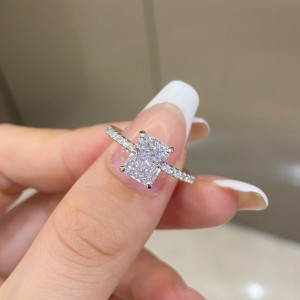 Sparkle 8A Rectangle Cubic Zirconia Party Ring 70200186 Sparkle 8A Rectangle Cubic Zirconia Party Ring 70200186