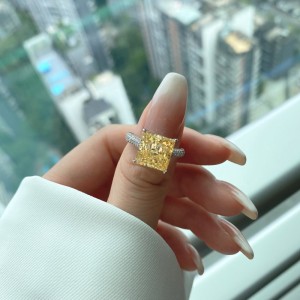 Princess Inspired Pink Zirconia Solitaire Ring 70200096