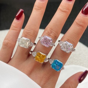 8A Crush Ice Cut Candy Zirconia Solitaire Ring 70200106 8A Crush Ice Cut Candy Zirconia Solitaire Ring 70200106