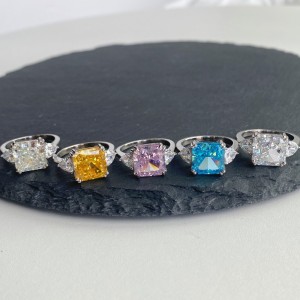 8A Crush Ice Cut Candy Zirconia Solitaire Ring 70200106 8A Crush Ice Cut Candy Zirconia Solitaire Ring 70200106