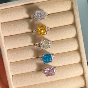 8A Crush Ice Cut Candy Zirconia Solitaire Ring 70200106 8A Crush Ice Cut Candy Zirconia Solitaire Ring 70200106