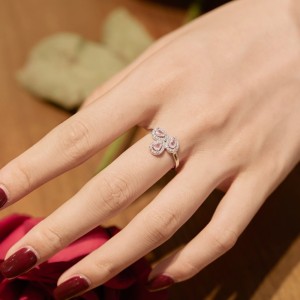 Sparkle Triple Waterdrop Cubic Zirconia Ring 70200119 Sparkle Triple Waterdrop Cubic Zirconia Ring 70200119