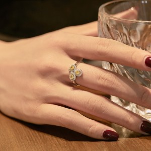 Sparkle Triple Waterdrop Cubic Zirconia Ring 70200119 Sparkle Triple Waterdrop Cubic Zirconia Ring 70200119