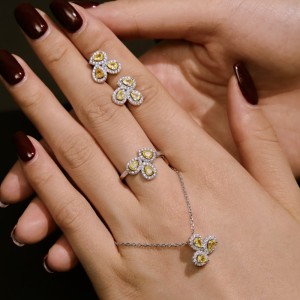 Sparkle Triple Waterdrop Cubic Zirconia Ring 70200119 Sparkle Triple Waterdrop Cubic Zirconia Ring 70200119