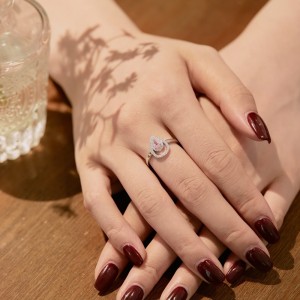 Sparkle Waterdrop Cubic Zirconia Party Ring 70200121 Sparkle Waterdrop Cubic Zirconia Party Ring 70200121