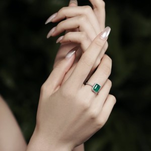 Vintage Rectangle Cubic Zirconia Party Ring 70200129 Vintage Rectangle Cubic Zirconia Party Ring 70200129