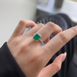 Vintage Rectangle Cubic Zirconia Party Ring 70200129 Vintage Rectangle Cubic Zirconia Party Ring 70200129