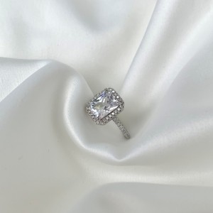 Vintage Rectangle Cubic Zirconia Party Ring 70200129 Vintage Rectangle Cubic Zirconia Party Ring 70200129