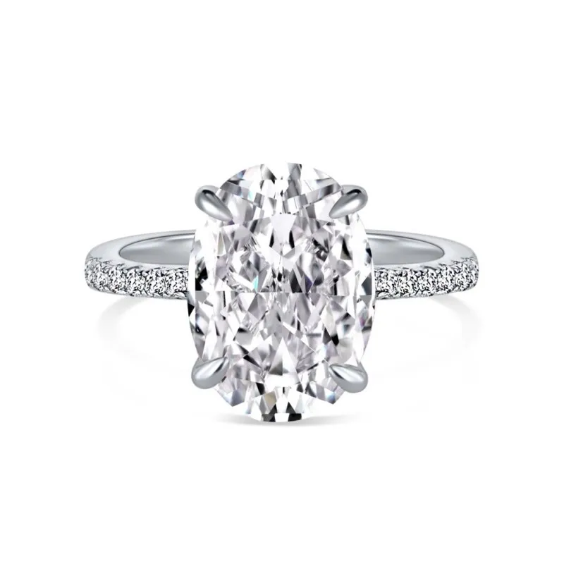 Luxury 8A Oval Cubic Zirconia Party Ring 70200135