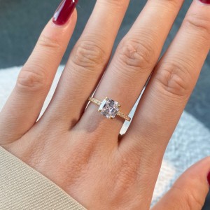 Minimalist Square Cubic Zirconia Party Ring 70200166 Minimalist Square Cubic Zirconia Party Ring 70200166